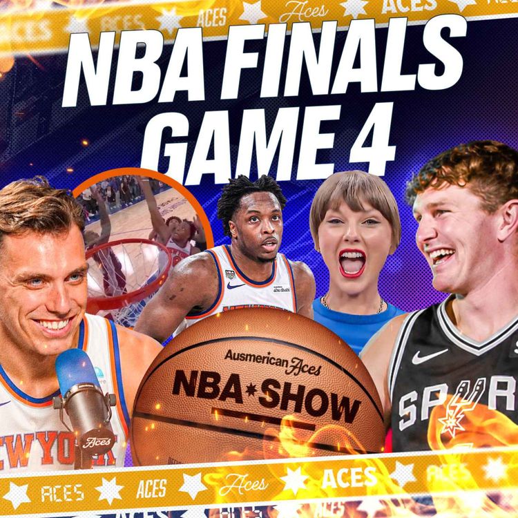 cover art for The Greatest NBA Finals Comeback Ever?! Knicks 1 Win Away + OKC vs Spurs Debate | Aces NBA Show with Tom Green!