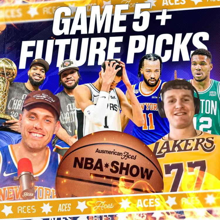 cover art for Knicks are NBA Champs! Brunson or Harden? Tom Green's Giannis Prediction | Aces NBA Show