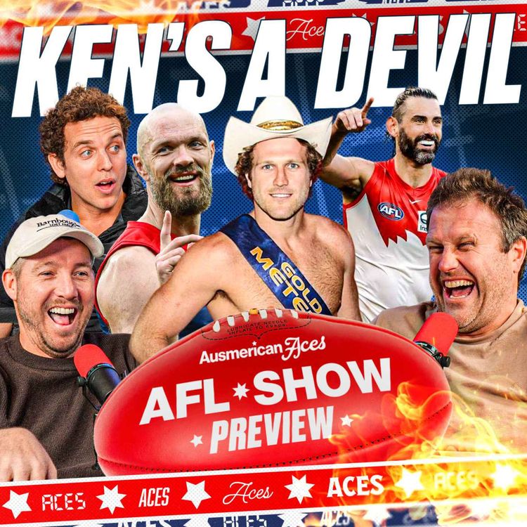 cover art for Browny's Painted Gold! Hinkley to Tasmania, Why You Should NEVER Draft a Ruckman + Round 20 | Aces AFL Preview