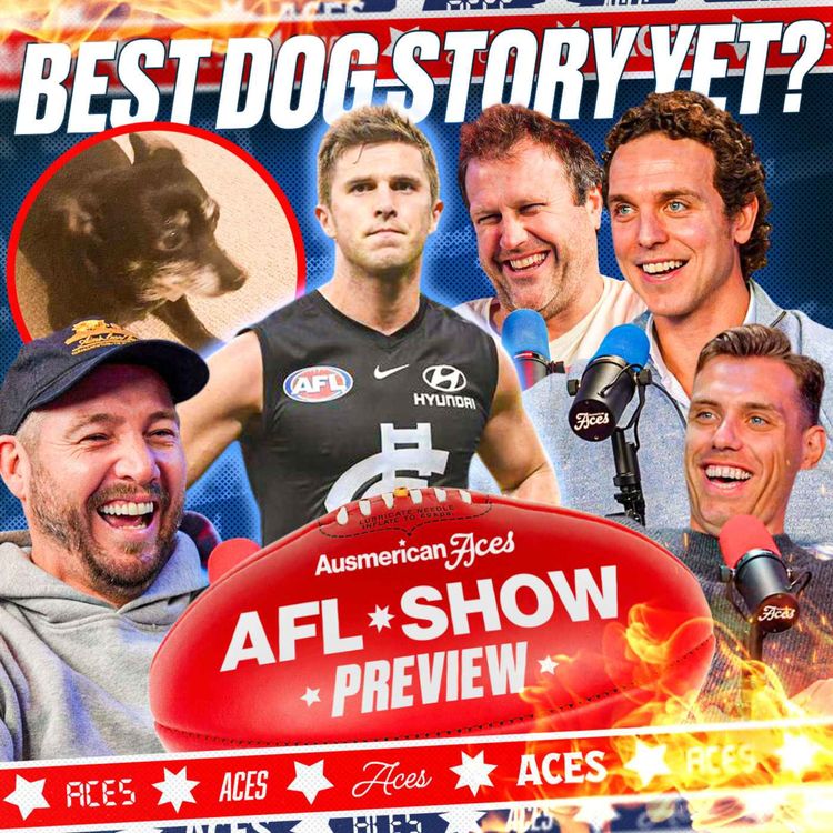 cover art for Browny’s WILDEST Story Yet, Marc Murphy’s Italian Arrest + Tommy’s Make-Up Bombshell | Aces AFL Preview