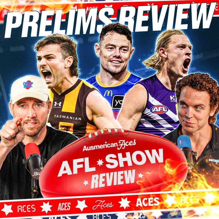 cover art for Wharfie Time at the MCG! Can Brisbane 3-Peat? Hawks Are Hurting | AFL Prelim Finals Review