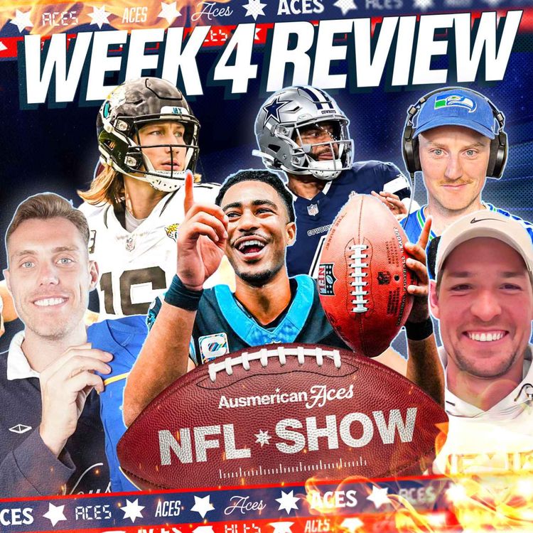 cover art for Patriots SHOCK Buffalo, Eagles Collapse & Broncos Confuse Us | Aces NFL Week 4 Review