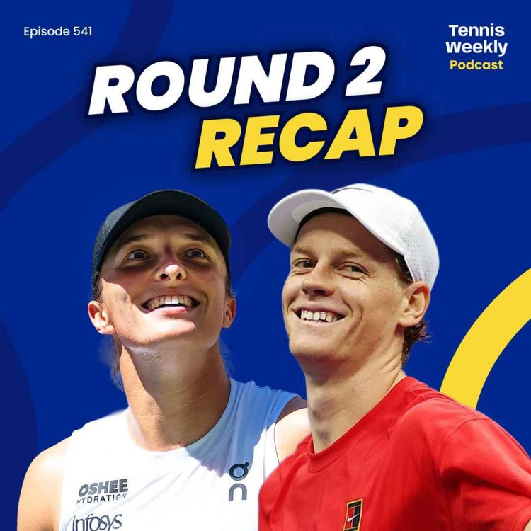 cover art for US Open R2 - Swiatek tested, Sinner eases through + Townsend - Ostapenko DRAMA! 