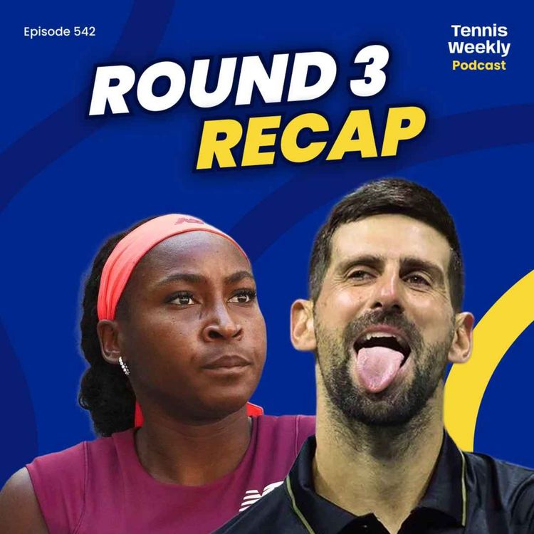 cover art for US Open R3 - Gauff vs Osaka is ON, Sinner survives Shapovalov, Djokovic injured?
