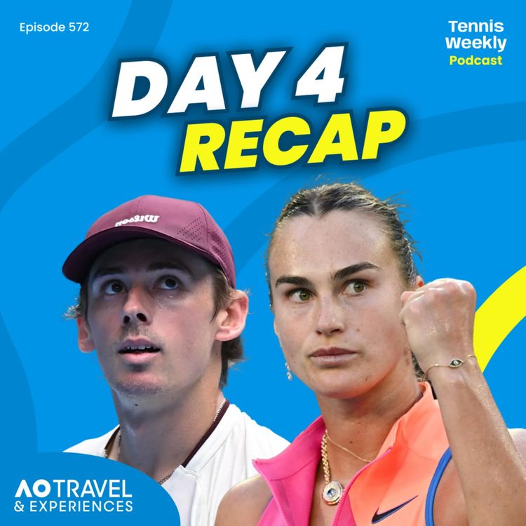 cover art for Australian Open Day 4 - de Minaur digs deep to win, Sabalenka + Gauff sail into Round 3