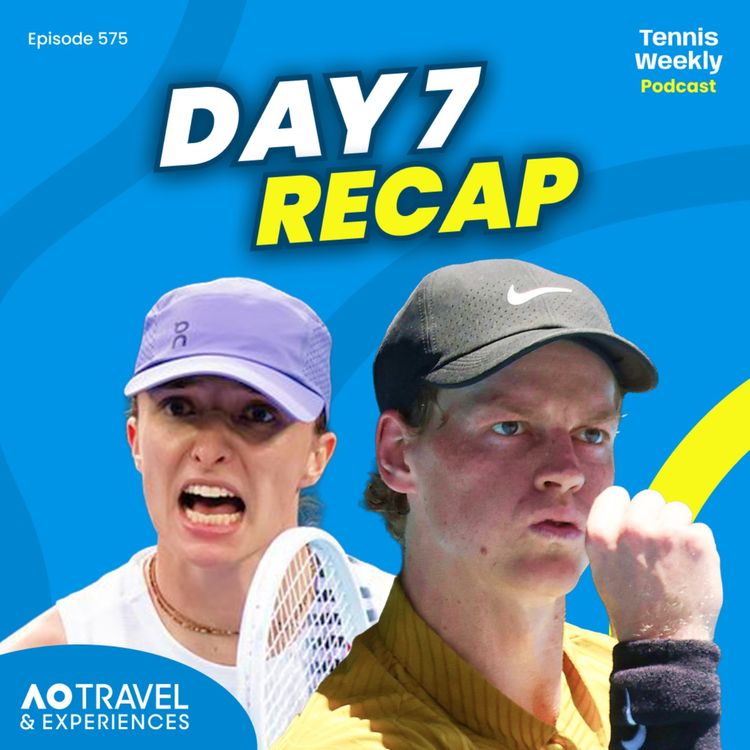 cover art for Australian Open Day 7 - Sinner 'saved' by heat rule as Swiatek moves into second week