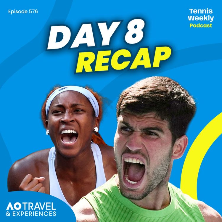 cover art for Australian Open Day 8 - Alcaraz sets up de Minaur showdown as Gauff + Sabalenka progress