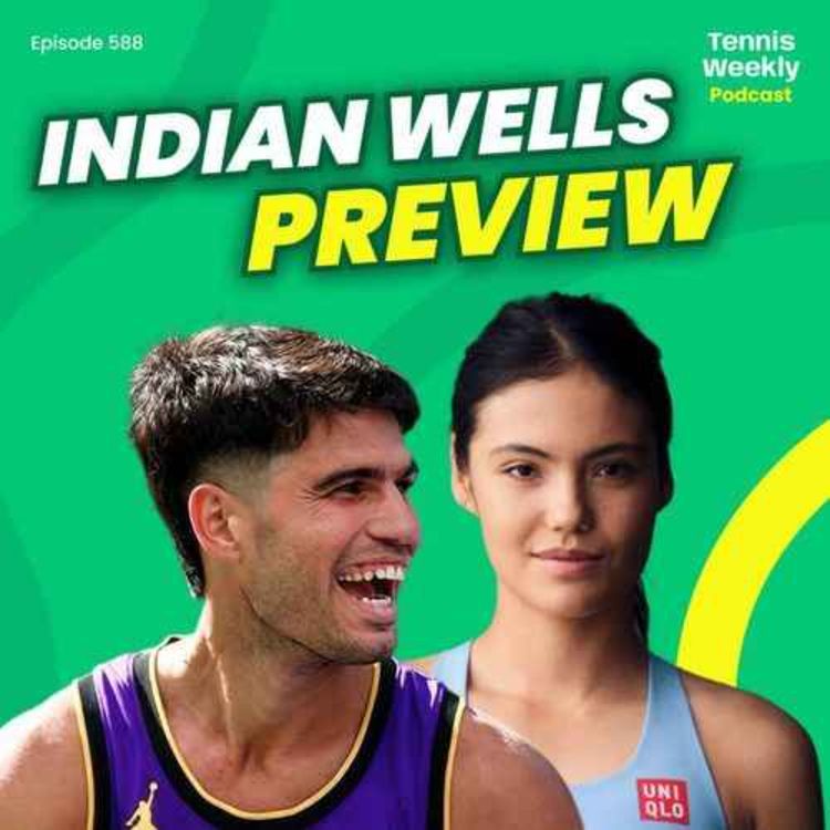 cover art for Medvedev wins Dubai, Raducanu's new sponsor + Indian Wells Draw Reaction! 