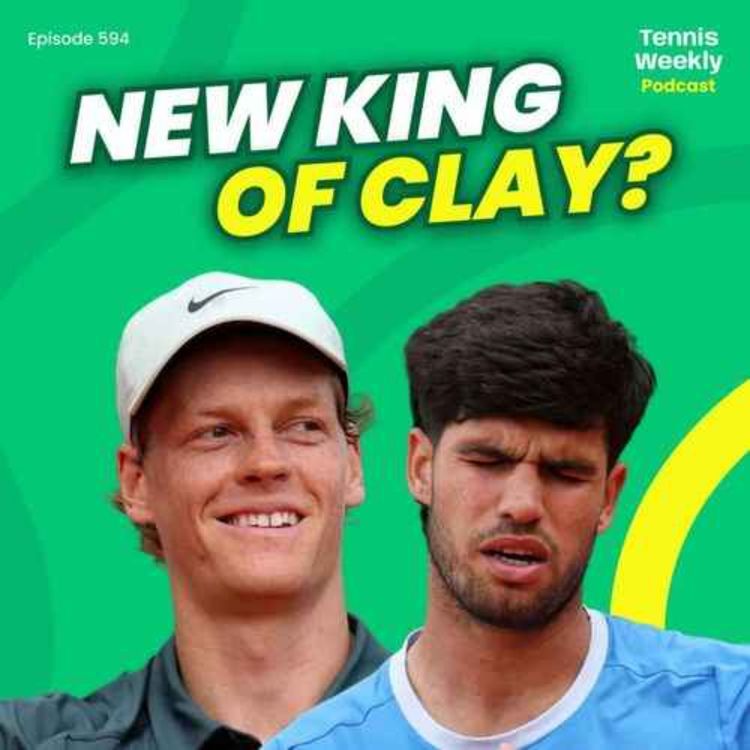 cover art for Sinner beats Alcaraz to reclaim No. 1 ranking, Andreeva wins 5th title + Medvedev meltdown