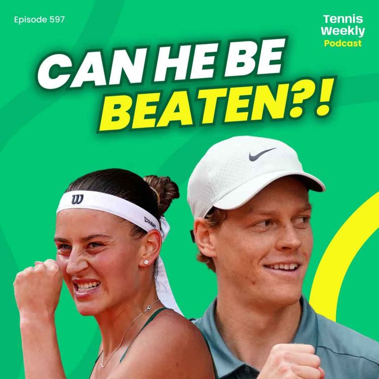 cover art for Sinner breaks Masters 1000 record, Kostyuk downs Andreeva + Djokovic returns in Rome!