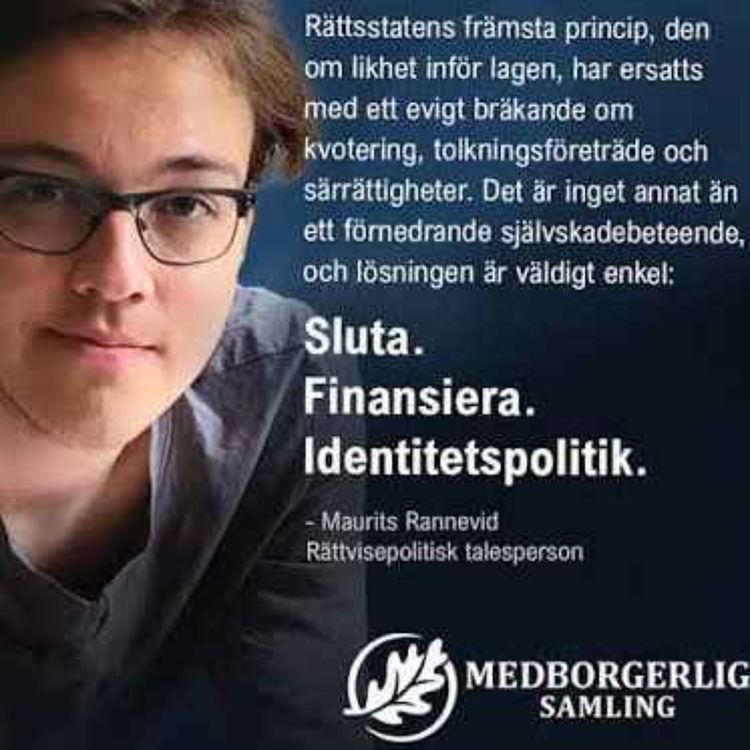 cover art for 190. HBTQ, Sverige & Valet & #189 Maurits Rannevid (Medborgelig Samling)