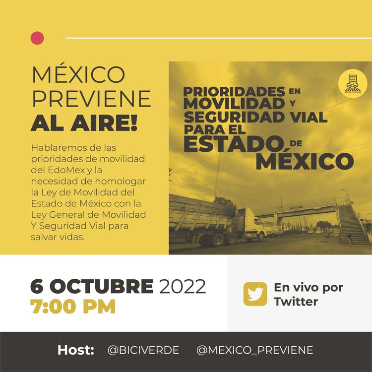 cover art for Prioridades en Movilidad y Seguridad Vial para el Estado de México