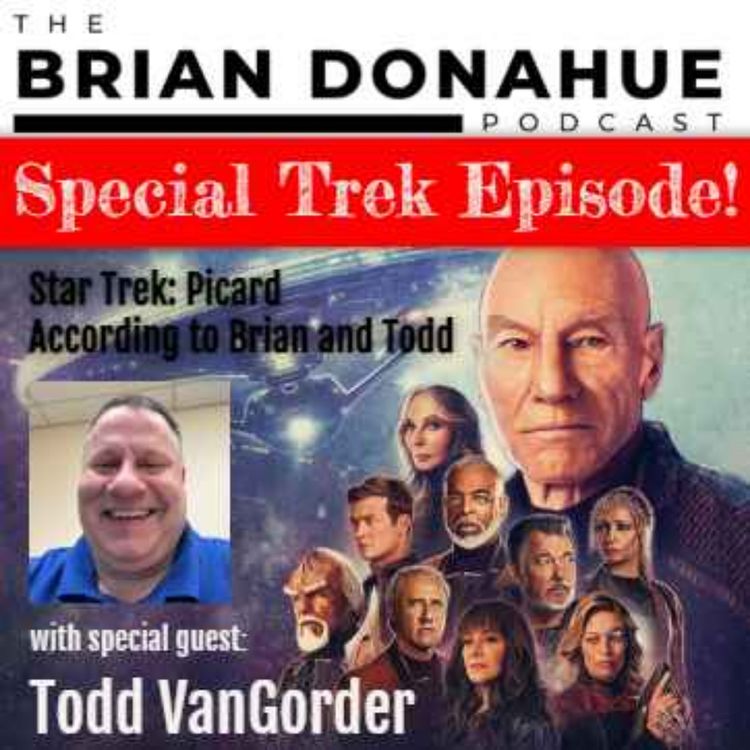 cover art for Star Trek: Picard - According to Brian and Todd