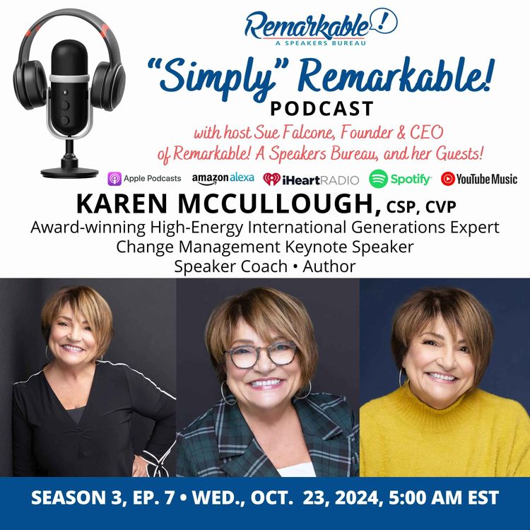 cover art for “Simply” Remarkable! with encore guest Karen McCullough, CSP, CVP