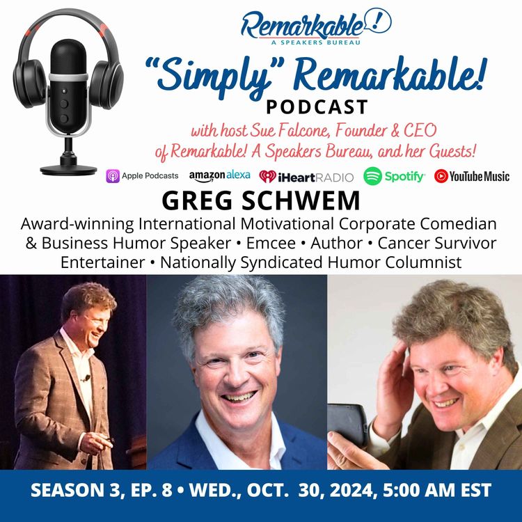 cover art for “Simply” Remarkable! with returning guest Greg Schwem