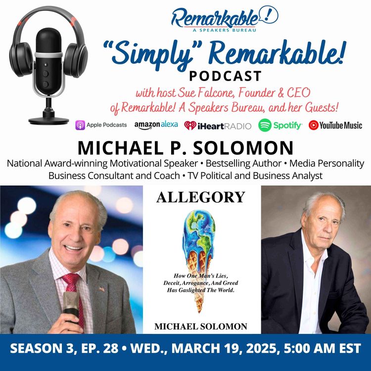 cover art for “Simply” Remarkable! with returning guest Michael P. Solomon