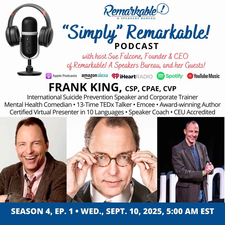 cover art for “Simply” Remarkable! and suicide prevention speaker, Frank King