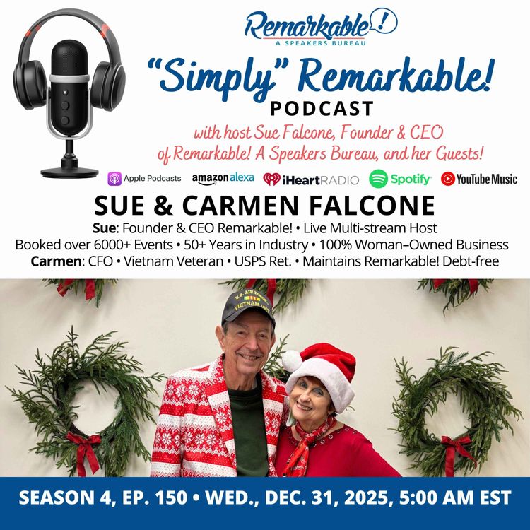 cover art for “Simply” Remarkable! & special guests, Sue Falcone & Carmen Falcone