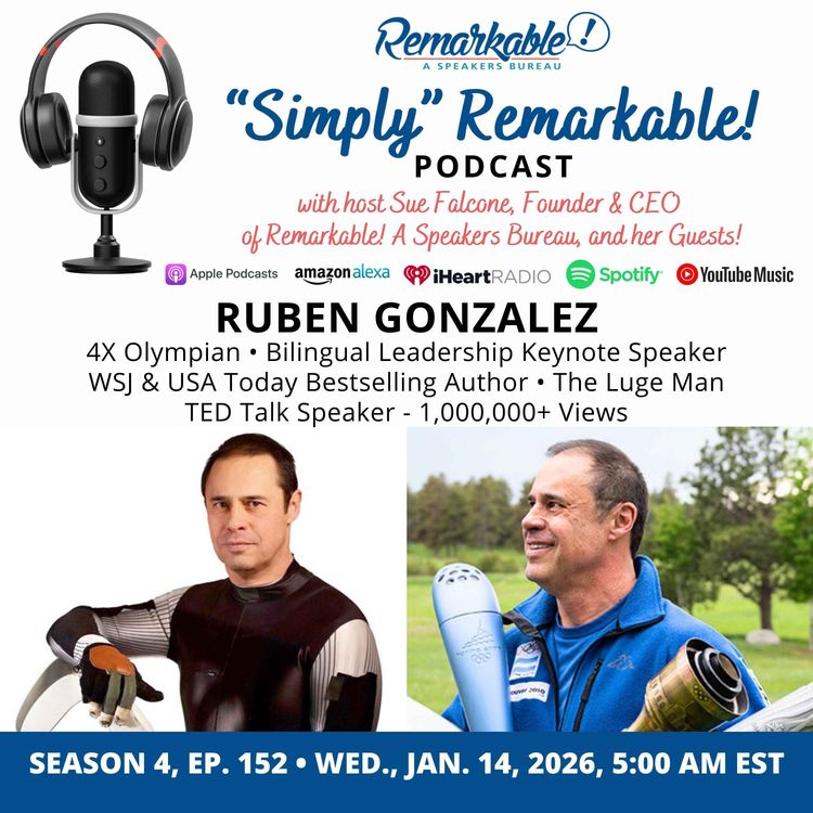 cover art for “Simply” Remarkable! & special guest, Ruben Gonzalez, Olympic Speaker