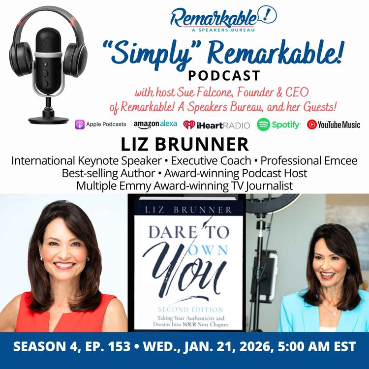cover art for “Simply” Remarkable! & special guest, Liz Brunner, Brunner Communications