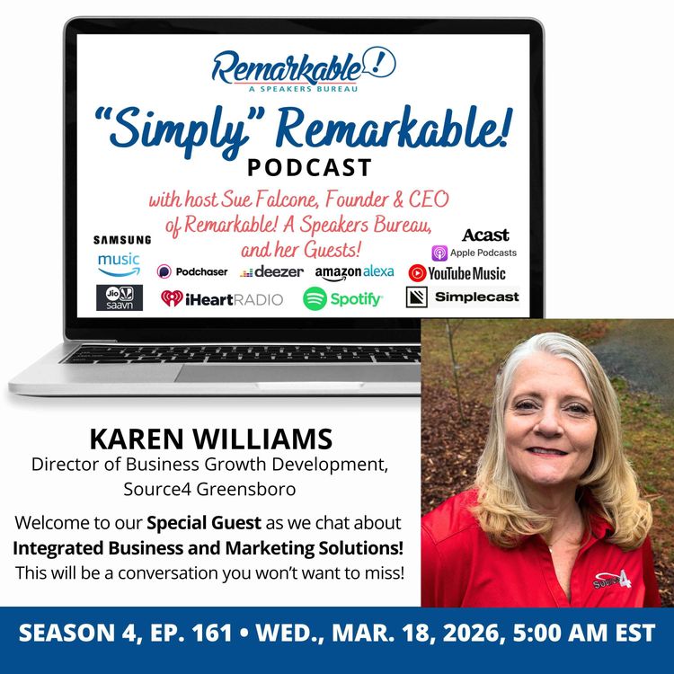 cover art for “Simply” Remarkable! & special guest, Karen Williams, Source4