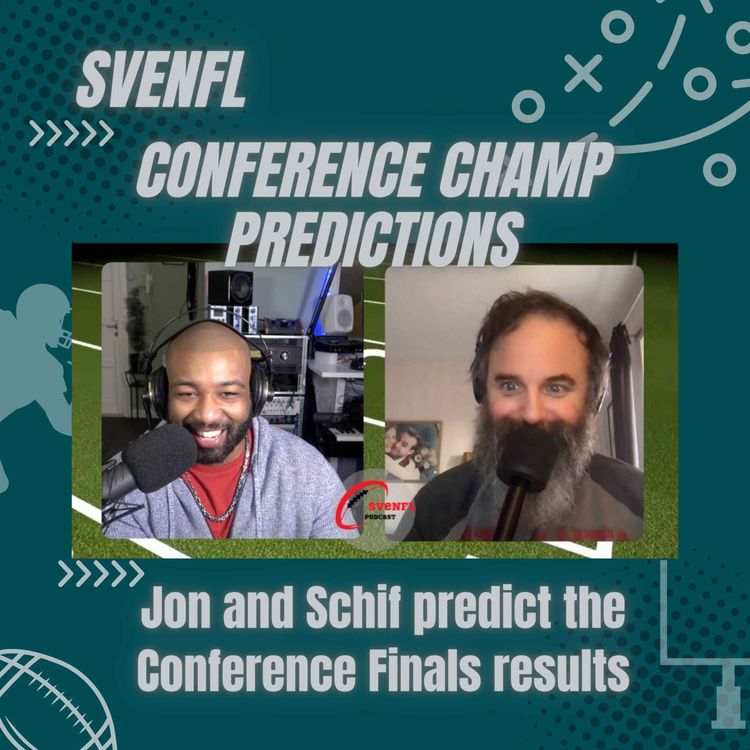 cover art for SveNFL 2022 Incredibly Iconic Extra Crispy Conference Championship Round Predictions