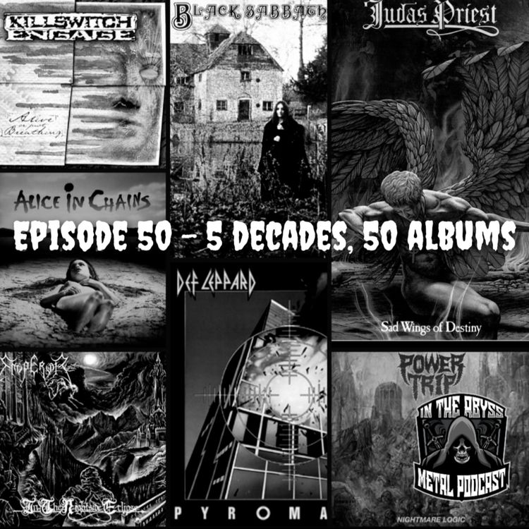 cover art for Episode 50 - 5 Decades, 50 Albums