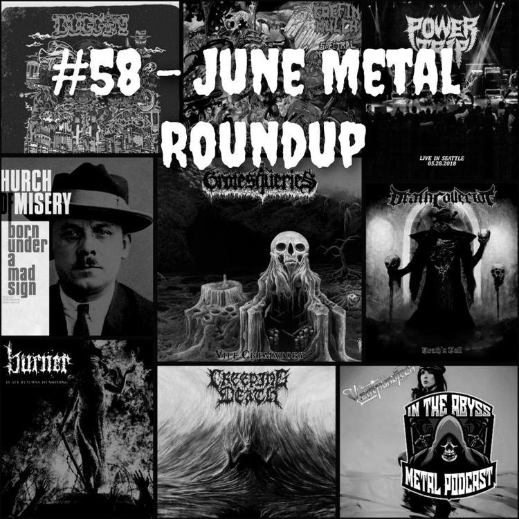 cover art for #58 - June Metal Round-Up