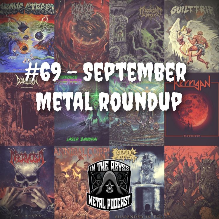 cover art for #69 - September Metal Roundup