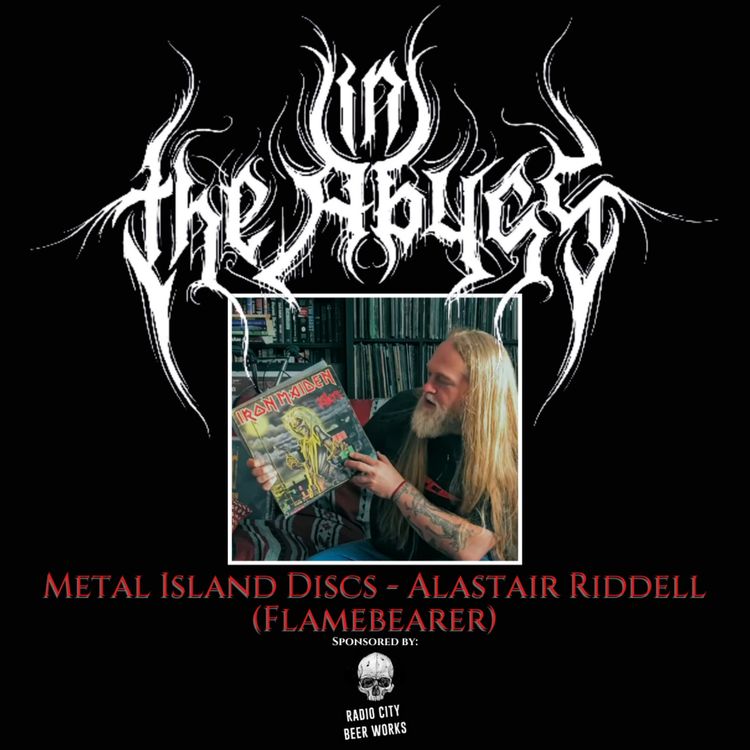 cover art for Metal Island Discs - Alastair Riddell (Flamebearer)