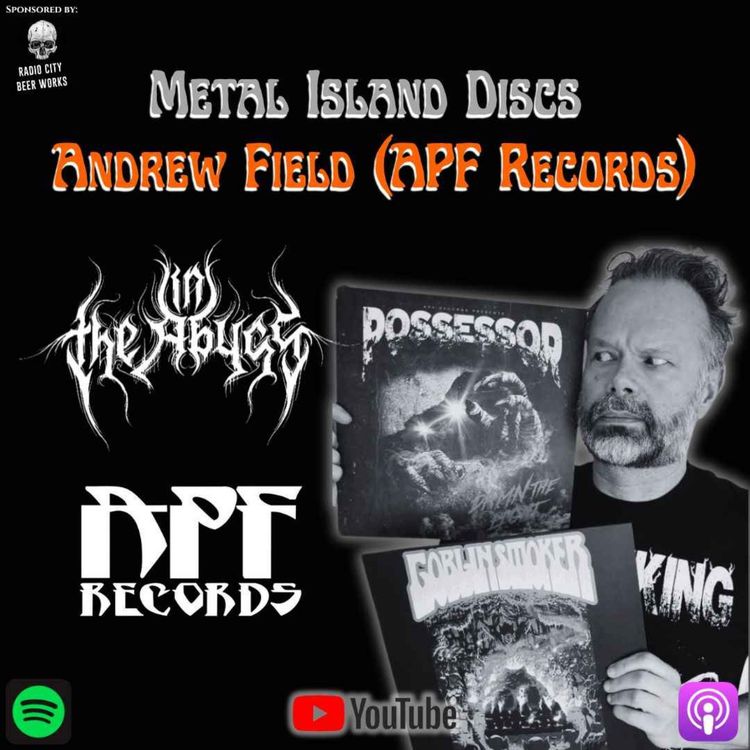 cover art for Metal Island Discs with Andrew Field (APF Records)