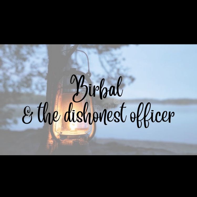 cover art for Birbal and the dishonest officer 