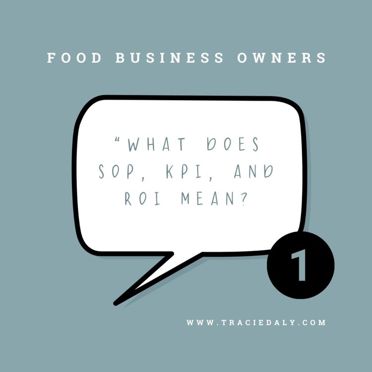 cover art for Food Business Owner Issues- Acronyms and Buzz Words Explained Part 1