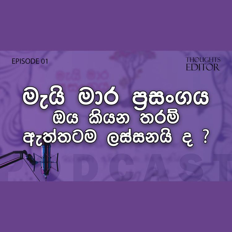 cover art for මැයි මාර ප්‍රසංගය ගැන මට හිතුන දේ