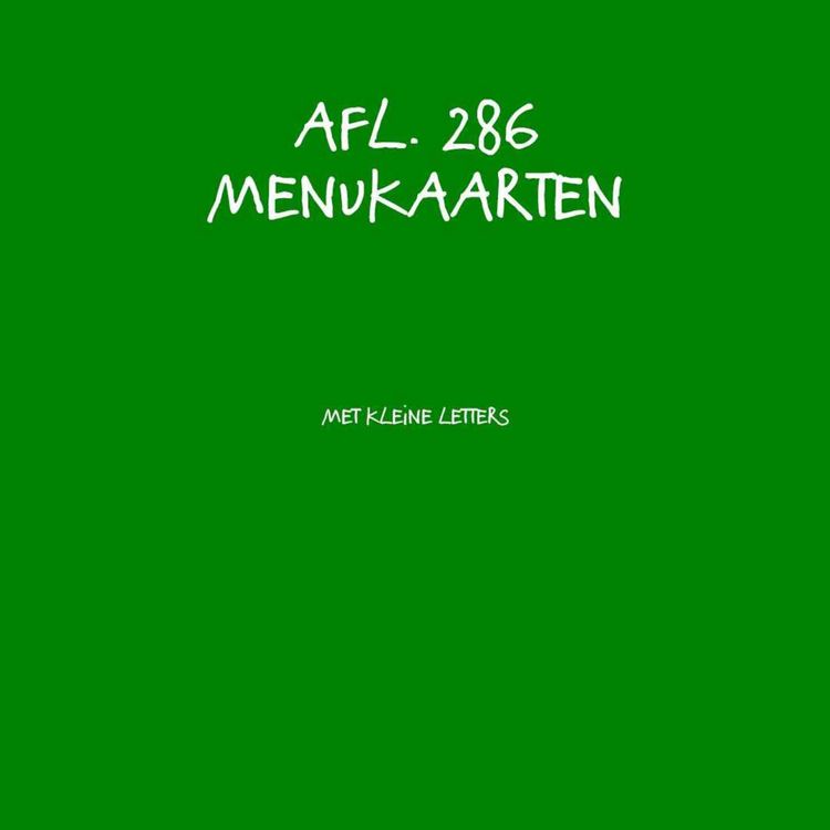 cover art for #286 - Menukaarten