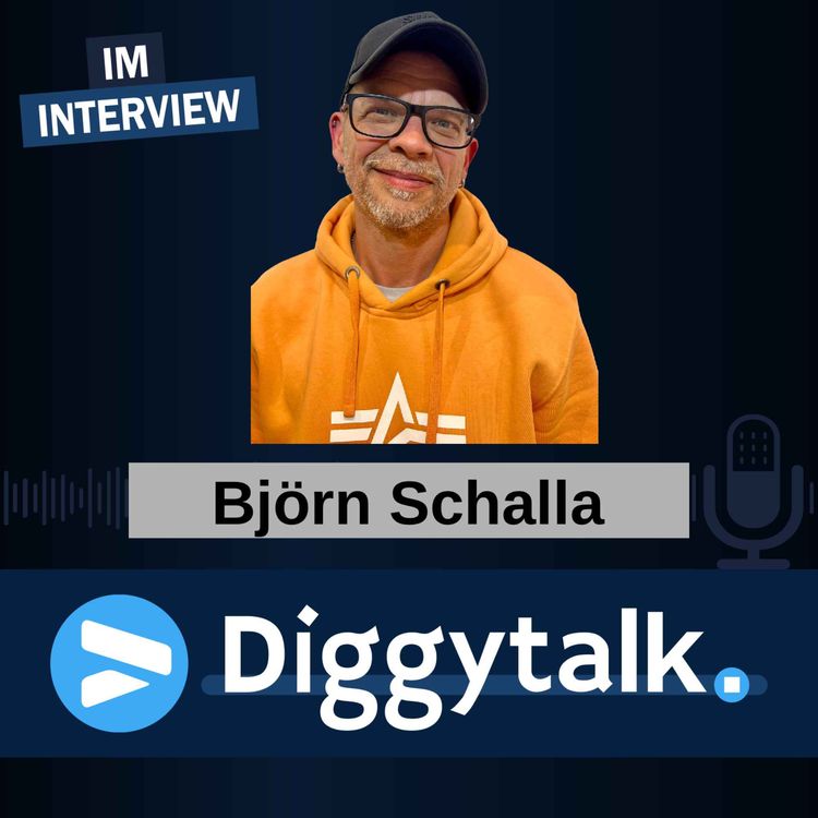 cover art for Björn Schalla: Stimme von Stifler aus American Pie und V aus Cyberpunk 2077 | Diggytalk #118