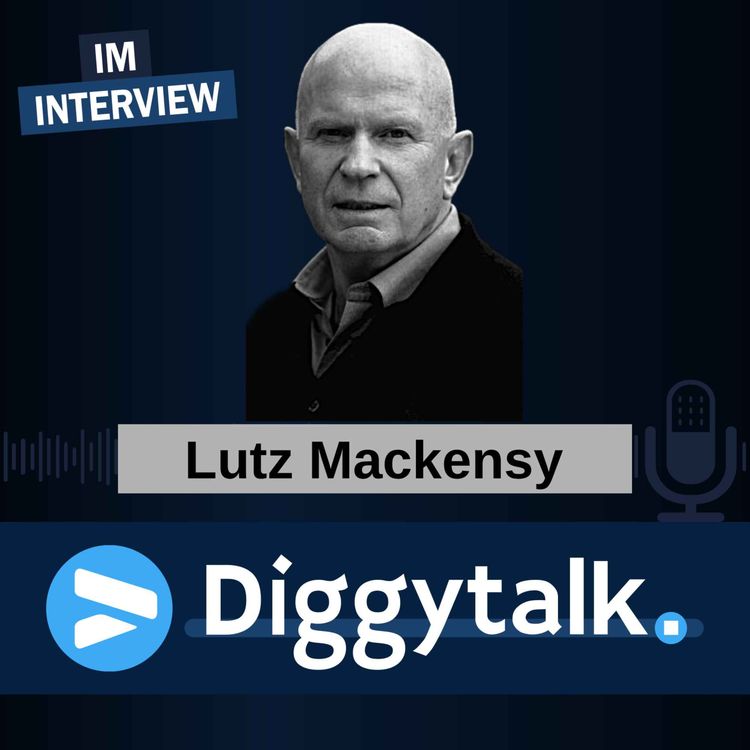 cover art for Lutz Mackensy: Stimme von Stanley Tucci, Christopher Lloyd, Rowan Atkinson – Erzähler Fünf Freunde | Diggytalk #123