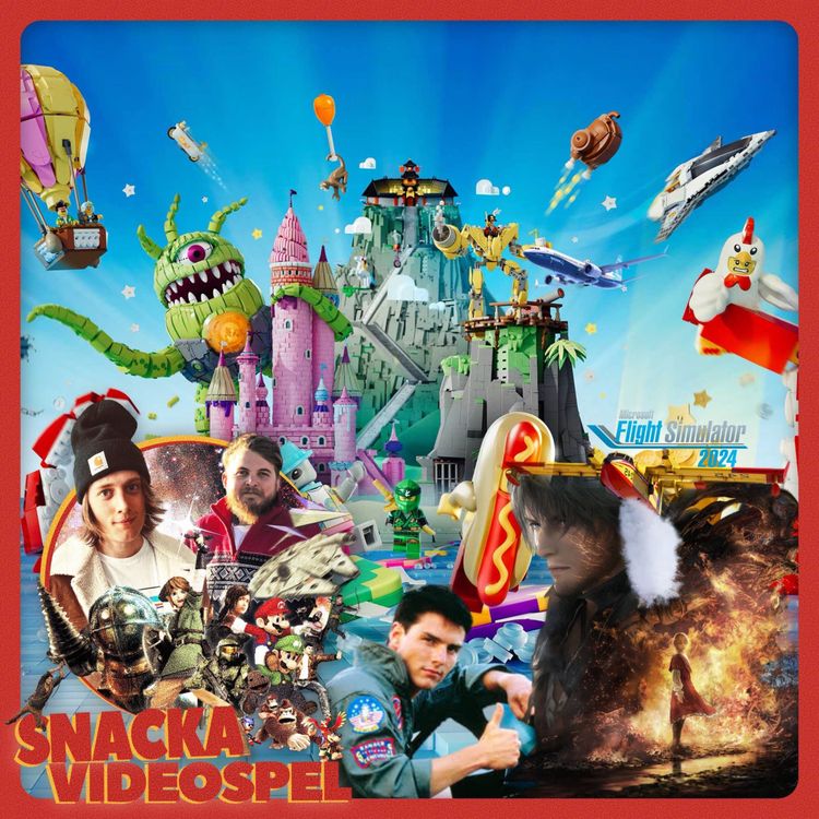 cover art for LEGO-Kaos och vi nödlandar i Microsoft Flight Simulator 2024!? 