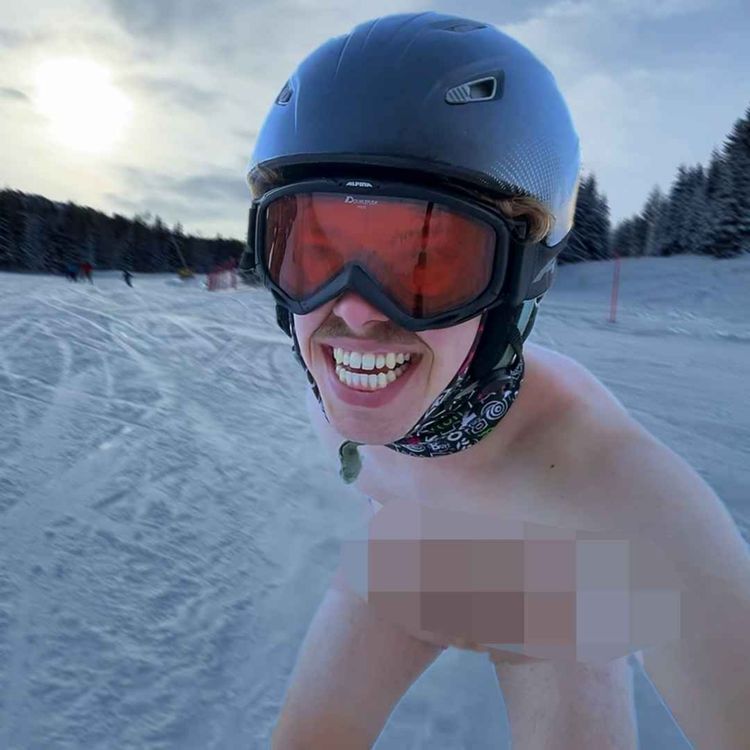 cover art for NACKT auf der Piste Skifahren!