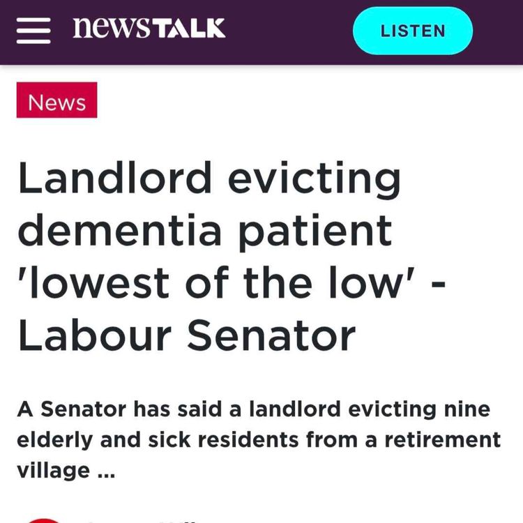 cover art for Evicting Elderly and Disabled Tenants is lowest of low