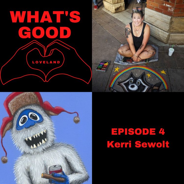 cover art for Episode 4: Kerri Sewolt on Sculpting, Illustration, & Spreading Love