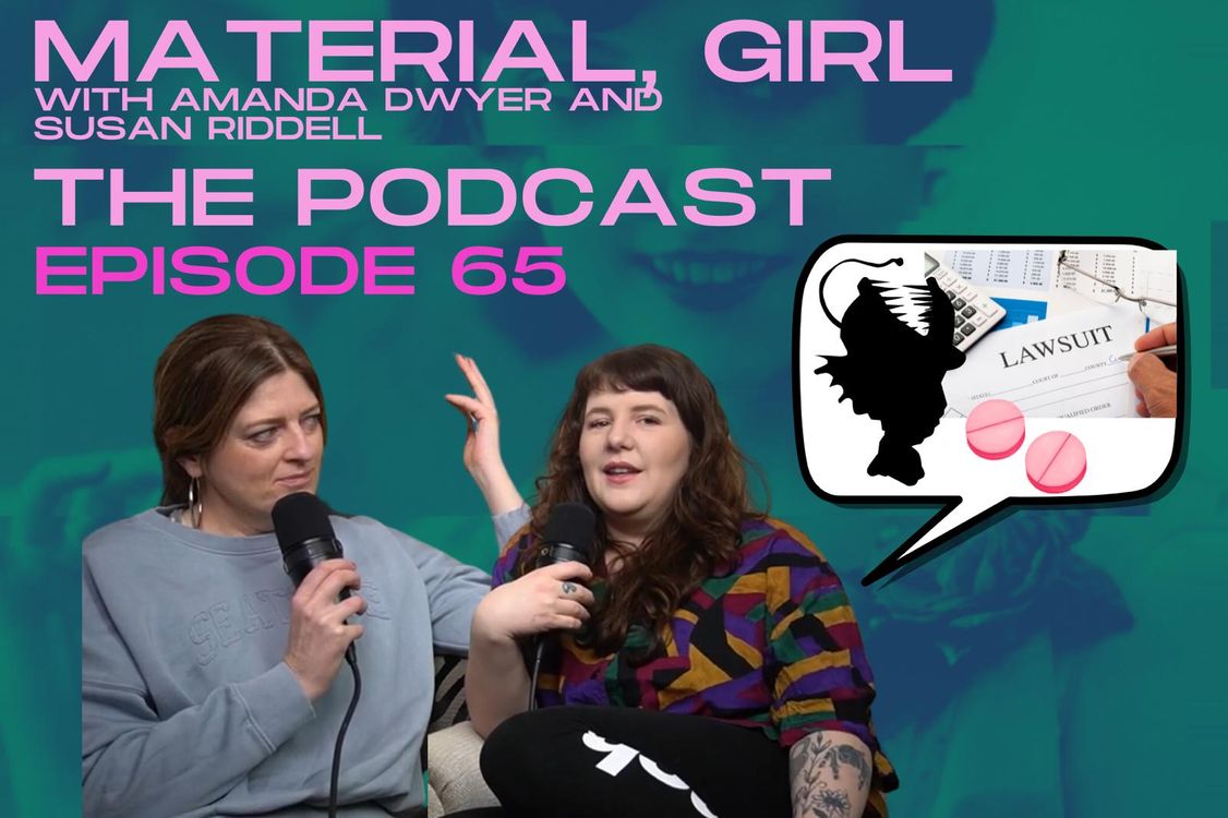 cover art for Beta Blockers, Blake Lively and the wee toothy fish | Ep 65 | Material Girl Podcast