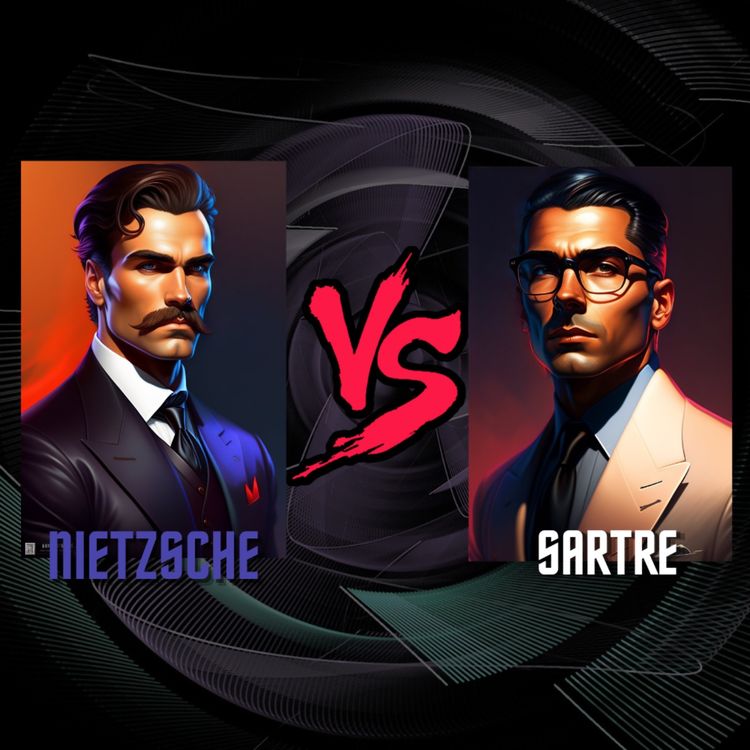cover art for Nietzche vs Jean Paul Sartre :Le nihilisme vs L'existentialiste