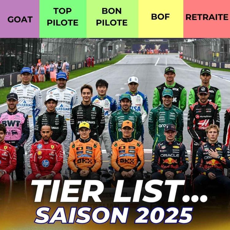cover art for BILAN des PILOTES de F1 - SAISON 2025 (TIER LIST #3)
