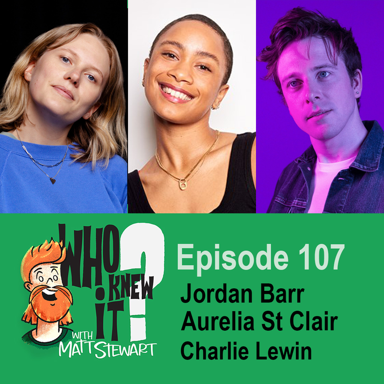 cover art for 107 - Jordan Barr, Aurelia St Clair and Charlie Lewin (Pop Gays)