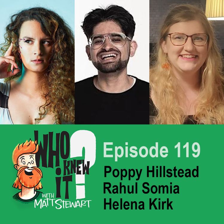 cover art for 119 - Poppy Hillstead, Rahul Somia and Helena Kirk