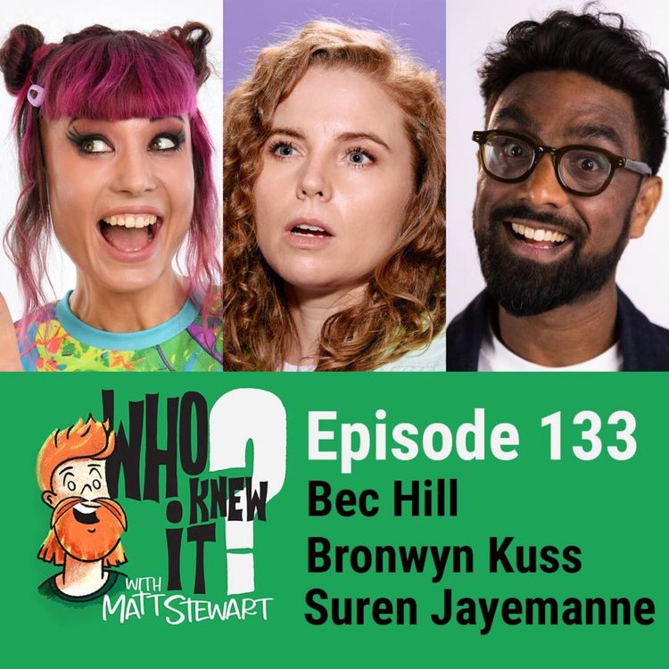 cover art for 133 - Bec Hill, Bronwyn Kuss and Suren Jayemanne
