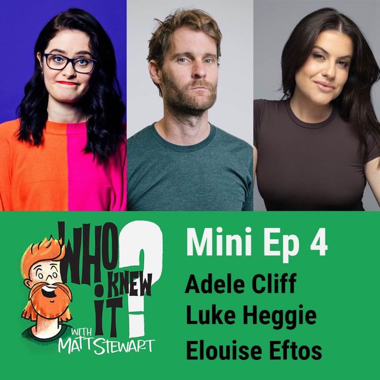 cover art for Mini Ep 4 - Adele Cliff, Luke Heggie and Elouise Eftos