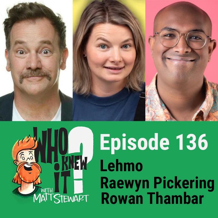 cover art for 136 - Lehmo, Raewyn Pickering and Rowan Thambar