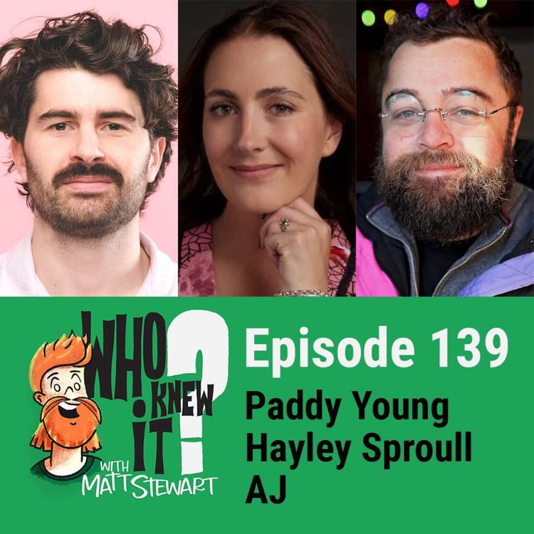cover art for 139 - Paddy Young, Hayley Sproull and AJ